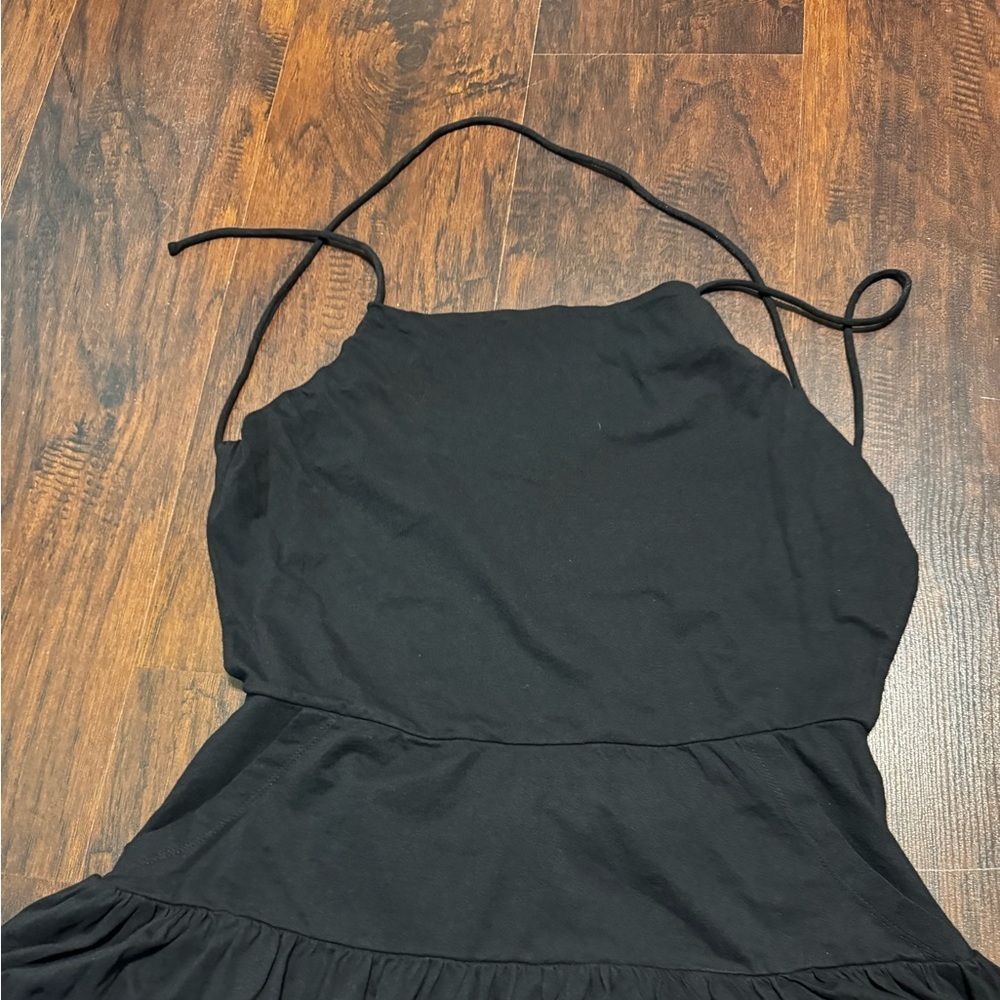 FREE PEOPLE Julietta Midi Elegant Black Maxi Dress XS Nwt - Picture 6 of 9